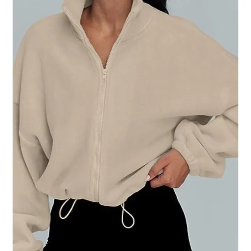 2024 Autumn/Winter Women's New Shake Fleece Sports Jacket Stand up Collar with Velvet Zipper Casual coat
2024 Autumn/Winter Women's New Shake Fleece Sports Jacket Stand up Collar with Velvet Zipper Casual coat