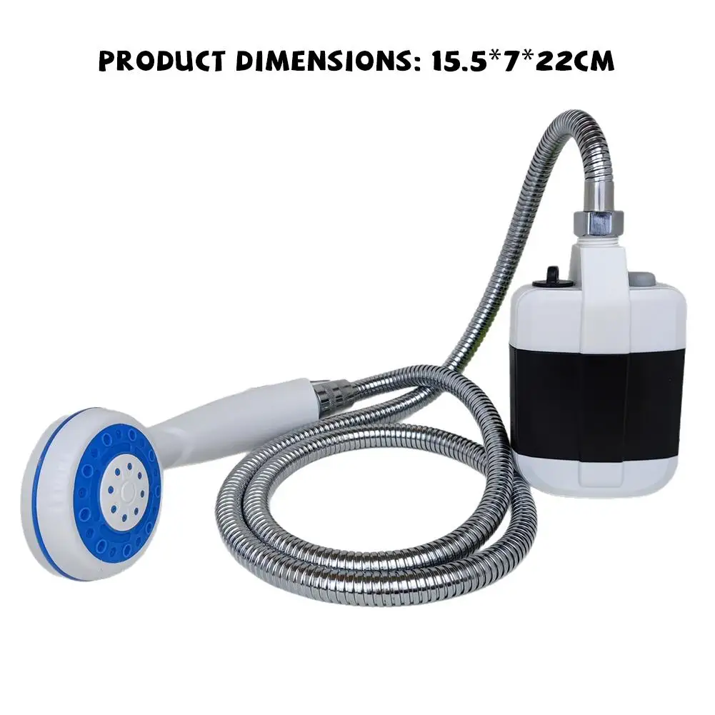 2026 Portable Outdoor Camping Shower USB Rechargeable 3.7V Pump & Shower Head for Travel Hiking Beach Car Pet Cleaning Use
2026 Portable Outdoor Camping Shower USB Rechargeable 3.7V Pump & Shower Head for Travel Hiking Beach Car Pet Cleaning Use