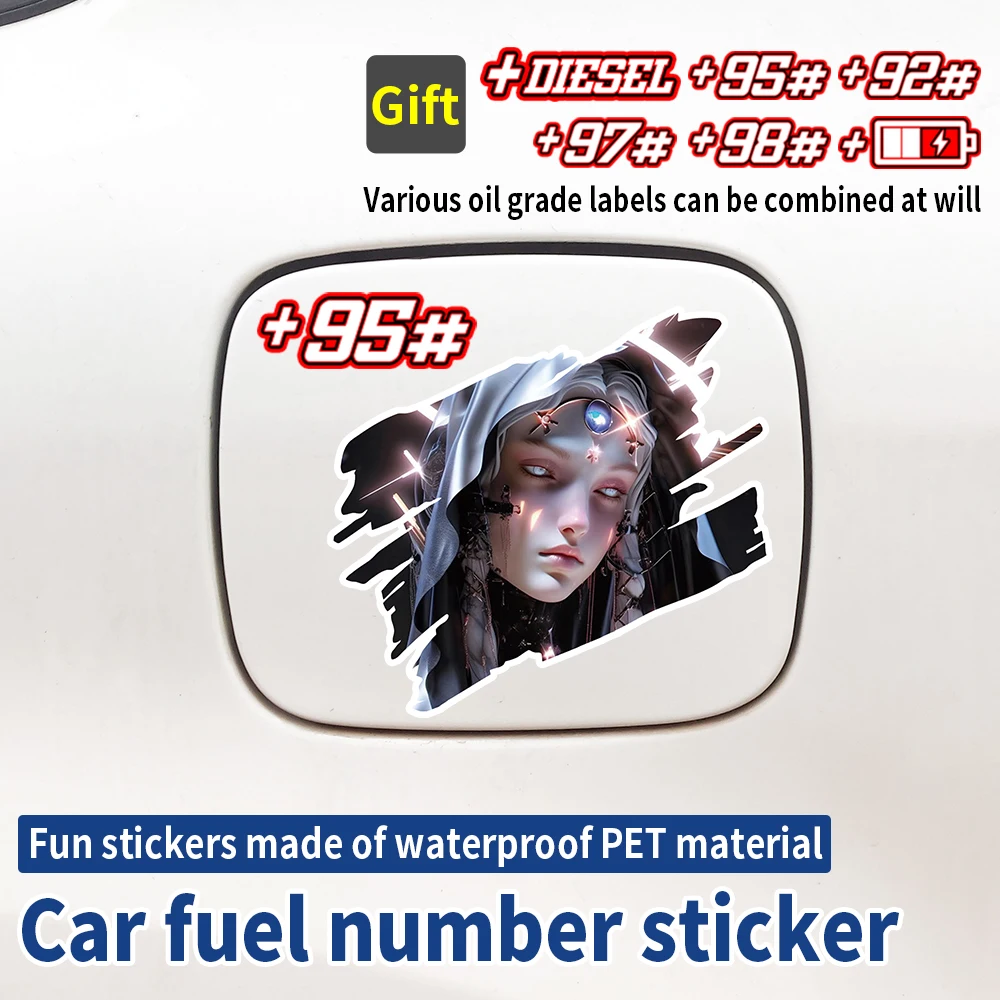 Gothic Nun Sister Car Fuel Tank Cap Stickers Fuel Number Reminders Diesel and Gasoline Decals Creative Vinyl Stickers Accessorie
Gothic Nun Sister Car Fuel Tank Cap Stickers Fuel Number Reminders Diesel and Gasoline Decals Creative Vinyl Stickers Accessorie