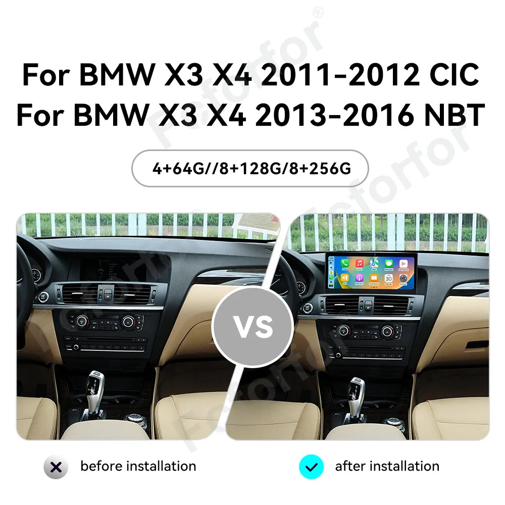 Автомобильный радиоприемник с сенсорным экраном QLED 10,25 дюйма для BMW X3 X4 2011-2016 CarPlay Android 13, мультимедийный плеер, GPS-навигация, ID9, головное устройство
Автомобильный радиоприемник с сенсорным экраном QLED 10,25 дюйма для BMW X3 X4 2011-2016 CarPlay Android 13, мультимедийный плеер, GPS-навигация, ID9, головное устройство