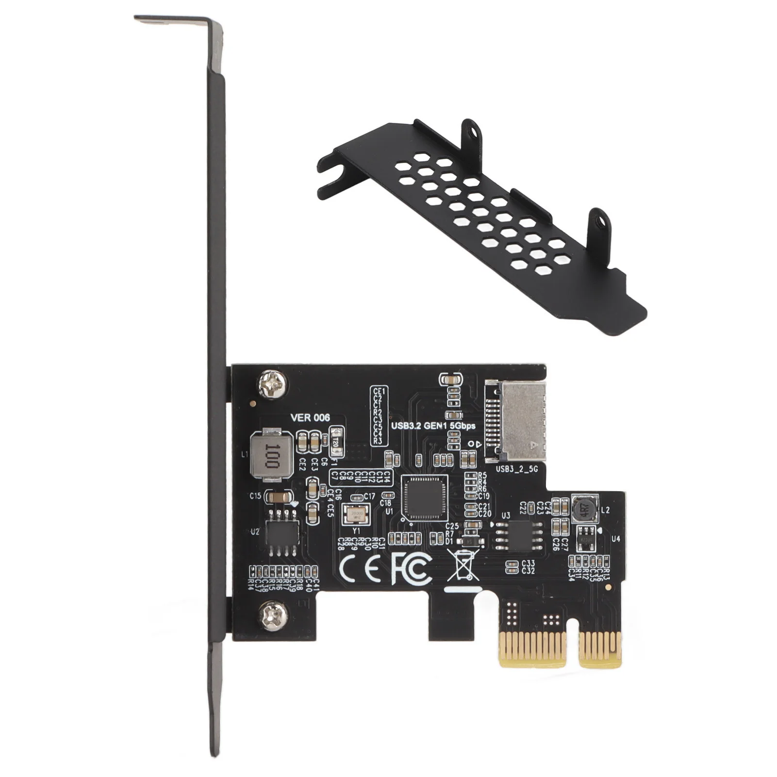 USB3.2 PCI E Riser Card Ceramic Capacitors Double Protection Fast Transmission Speed PCI E to Type E Riser Card for PC
USB3.2 PCI E Riser Card Ceramic Capacitors Double Protection Fast Transmission Speed PCI E to Type E Riser Card for PC