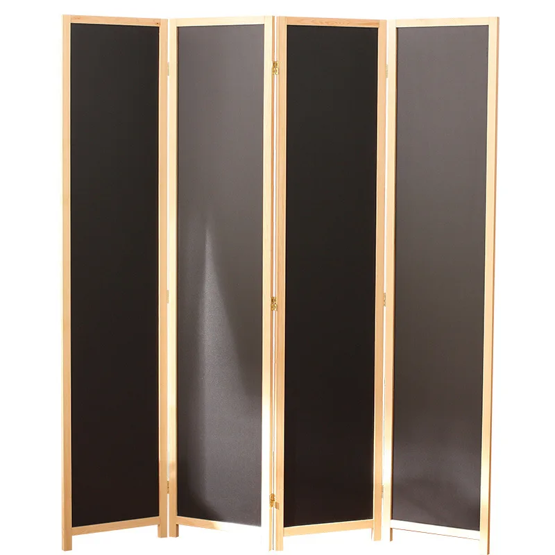 Blackboard screen partition porch folding simple modern solid wood screen small apartment can be written
Blackboard screen partition porch folding simple modern solid wood screen small apartment can be written