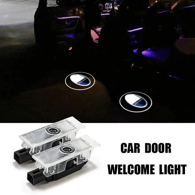 2 PCS LED Car Door Welcome Light Logo Projector Lamp Ghost Shadow Lights For Maserati Quattroporte 2009 Ghibili 2014 Levante
2 PCS LED Car Door Welcome Light Logo Projector Lamp Ghost Shadow Lights For Maserati Quattroporte 2009 Ghibili 2014 Levante