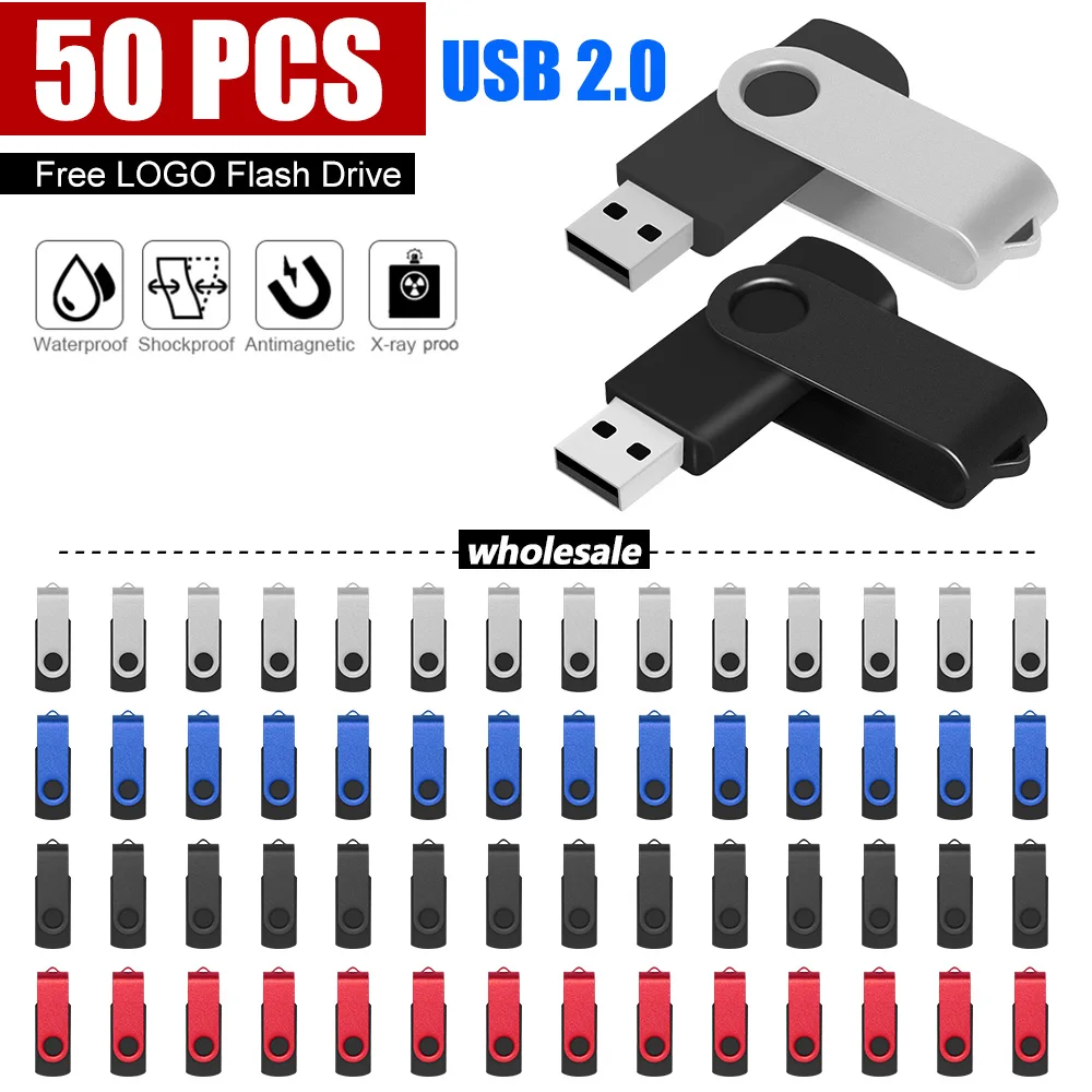 50Pcs/lot USB 2.0 Flash Drive Pendrive 1GB 2GB 4GB 8GB 16GB Pen Drive Memory Stick 32GB 64GB Photography Memory Stick Flash Disk
50Pcs/lot USB 2.0 Flash Drive Pendrive 1GB 2GB 4GB 8GB 16GB Pen Drive Memory Stick 32GB 64GB Photography Memory Stick Flash Disk