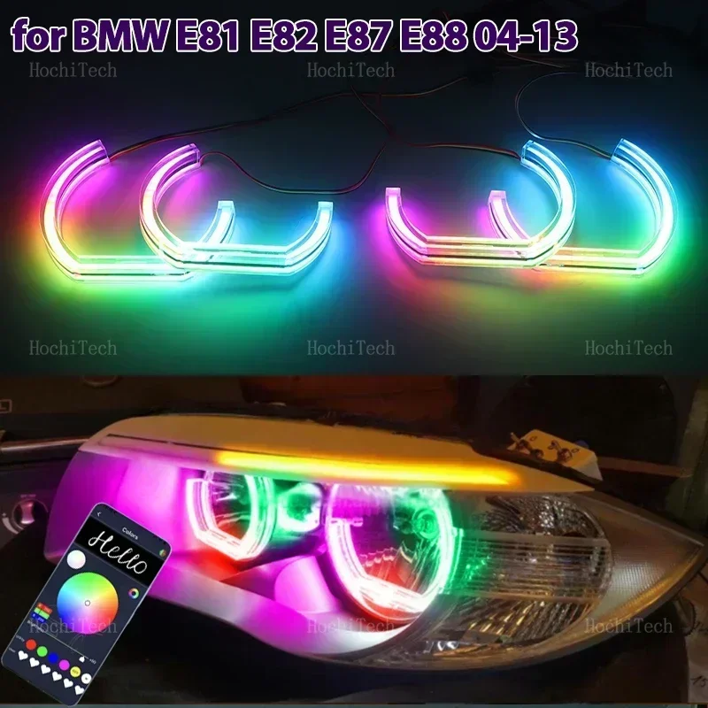 M4 Style LED Angel Eyes Bulb Ring with turn signal For BMW 1 Series E81 E82 E87 E88 Flowing DRL Multi-colored App control
M4 Style LED Angel Eyes Bulb Ring with turn signal For BMW 1 Series E81 E82 E87 E88 Flowing DRL Multi-colored App control