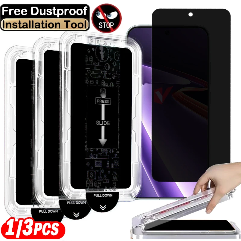 1-3pcs Dust Free Privacy TemperedGlass for Oneplus Ace 6 Ultra 6T 5 Pro 3V 2V Ace Racing Anti Spy Screen Protector Easy Install
1-3pcs Dust Free Privacy TemperedGlass for Oneplus Ace 6 Ultra 6T 5 Pro 3V 2V Ace Racing Anti Spy Screen Protector Easy Install