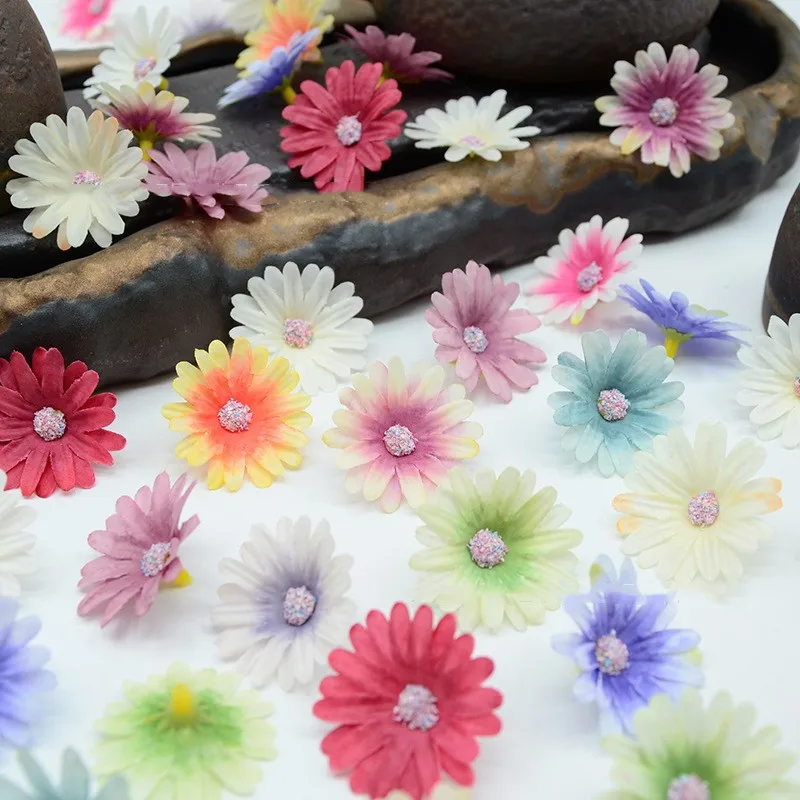 100PC 11colors 4cm Artificial silk daisy flower heads for diy hair hat accessory wrist corsage wreath garland wedding decoration
100PC 11colors 4cm Artificial silk daisy flower heads for diy hair hat accessory wrist corsage wreath garland wedding decoration