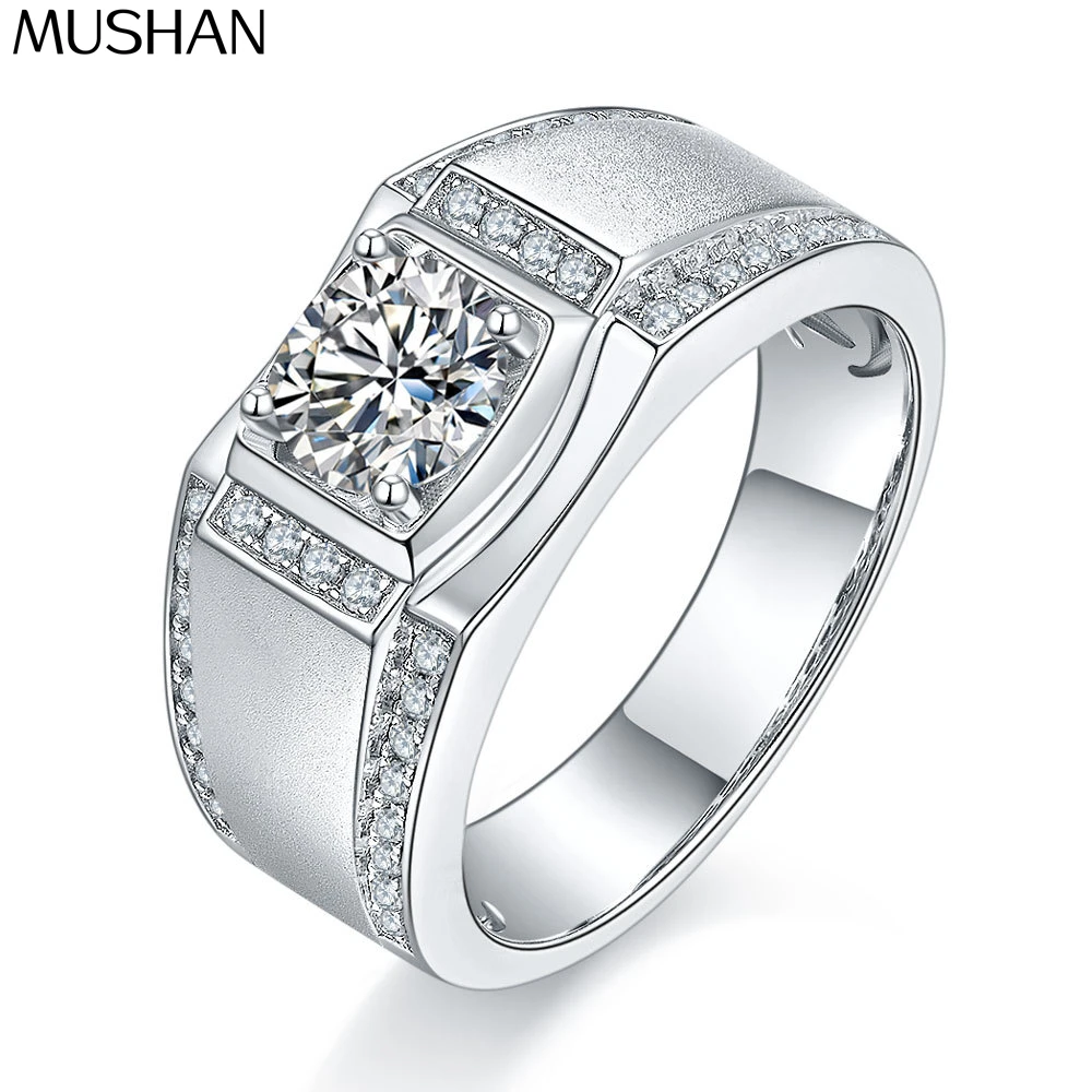 MuShan Luxury Jewelry 925 Sterling Silver Ring Moissanite Diamond Brilliant Ring for Wife 18K Gold Plated MST Patent Fine Rings
MuShan Luxury Jewelry 925 Sterling Silver Ring Moissanite Diamond Brilliant Ring for Wife 18K Gold Plated MST Patent Fine Rings