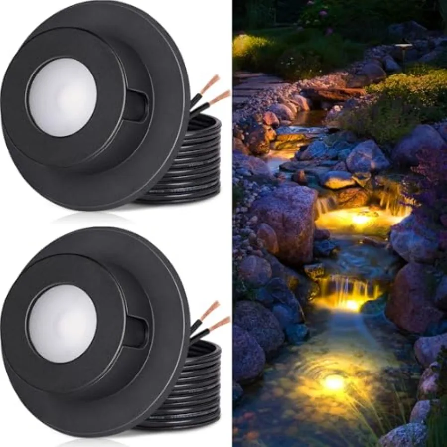 3W Pond Lights LED Underwater -4V AC/DC Low Voltage Fountain Lights LED Underwater 3000K Warm White IP68 Waterproof Pond Light
3W Pond Lights LED Underwater -4V AC/DC Low Voltage Fountain Lights LED Underwater 3000K Warm White IP68 Waterproof Pond Light