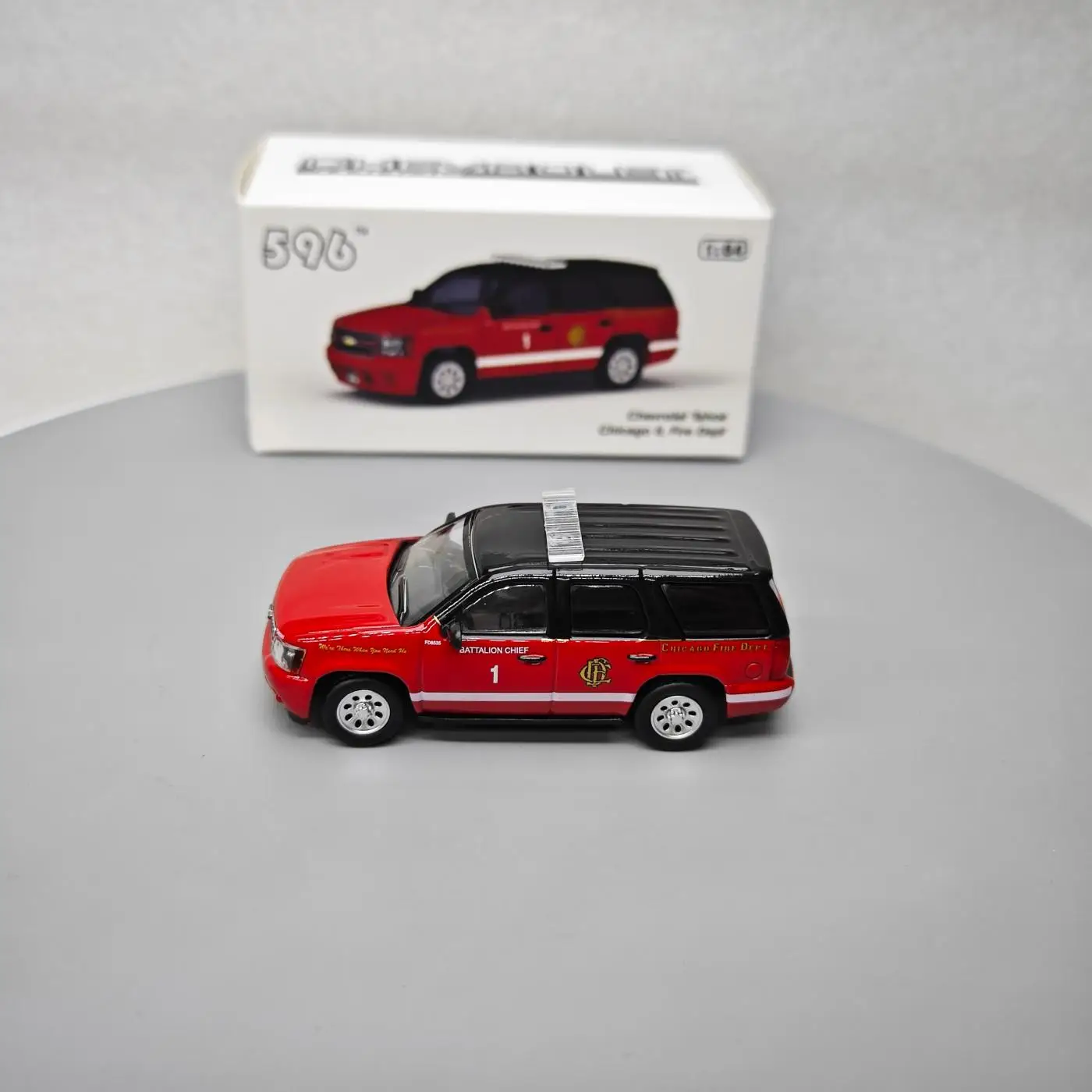 596 1:64 Chevrolet Tahoe Fire Patrol Car - Chicago Fire Department (88) Advanced Car Model Collectibles
596 1:64 Chevrolet Tahoe Fire Patrol Car - Chicago Fire Department (88) Advanced Car Model Collectibles