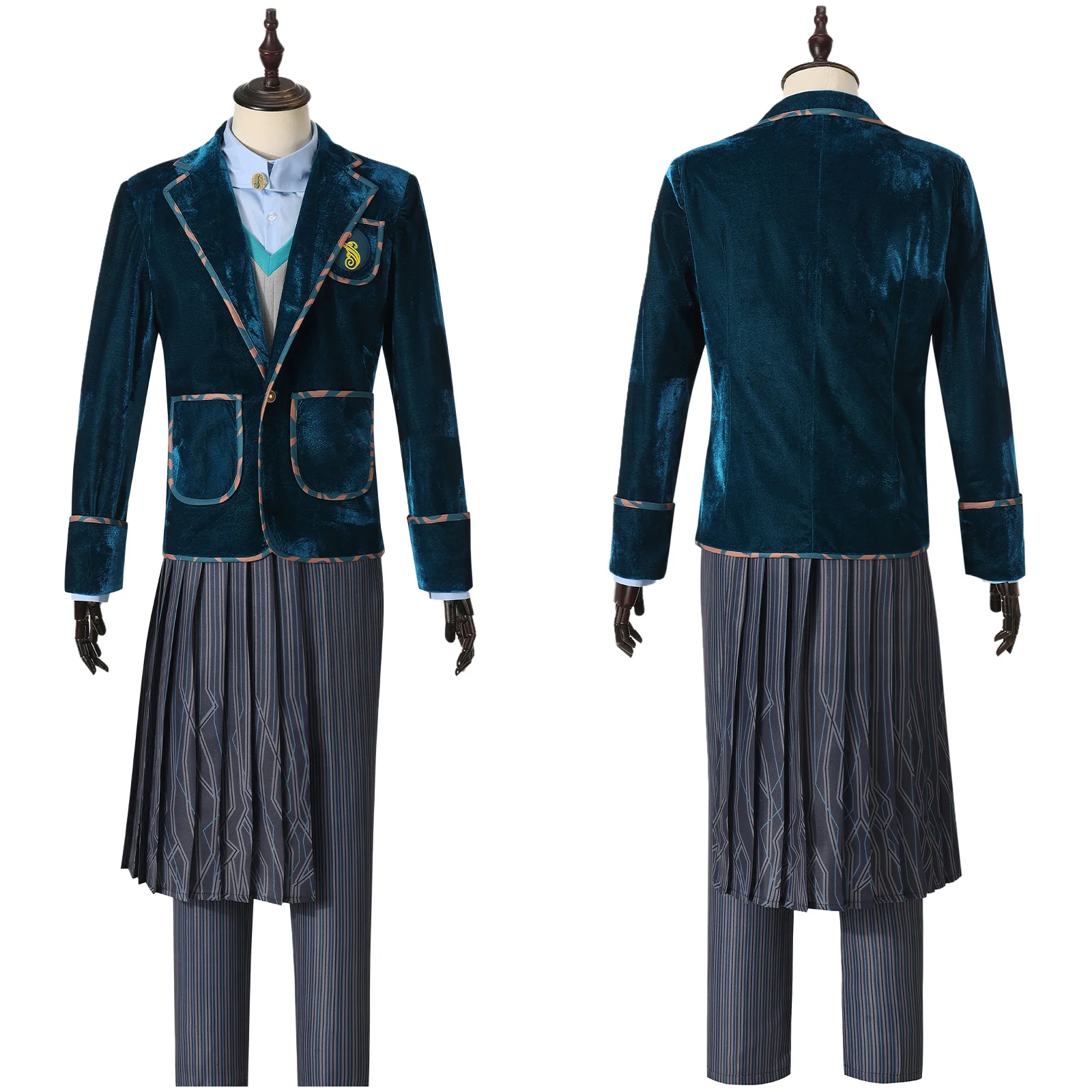 Musical Pfannee Boq Cospaly Costume Coat Pants Vest Full Sets Uniform Outfit Stage Performance Halloween Party Theater Clothing
Musical Pfannee Boq Cospaly Costume Coat Pants Vest Full Sets Uniform Outfit Stage Performance Halloween Party Theater Clothing