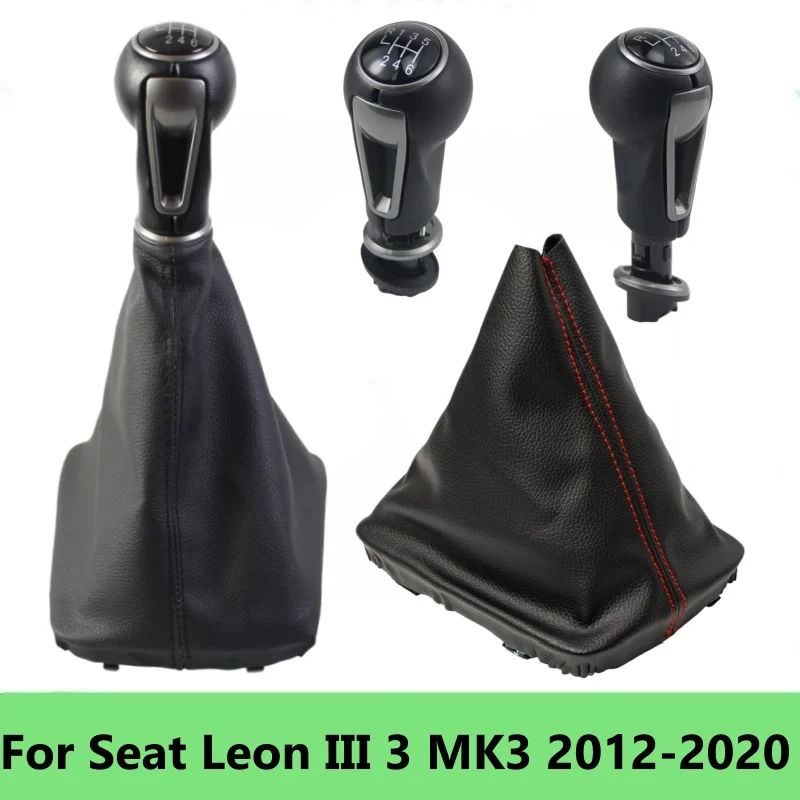 For Seat Leon III 3 MK3 2012-2018 2019 2020 Gear Shift Knob Stick Pen Lever Shifter Gaiter Boot Collar Car Styling Accessories
For Seat Leon III 3 MK3 2012-2018 2019 2020 Gear Shift Knob Stick Pen Lever Shifter Gaiter Boot Collar Car Styling Accessories