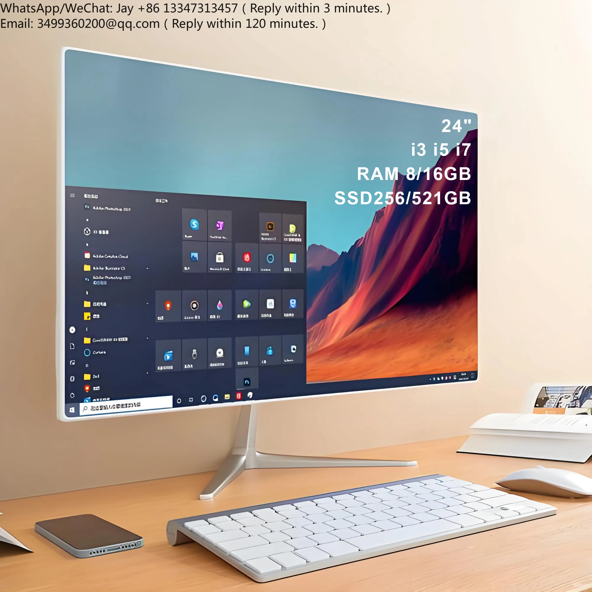 2025 Brand New All in One PC Computers AIO Desktop Computer Core I5 I7 I9 with LCD Display
2025 Brand New All in One PC Computers AIO Desktop Computer Core I5 I7 I9 with LCD Display