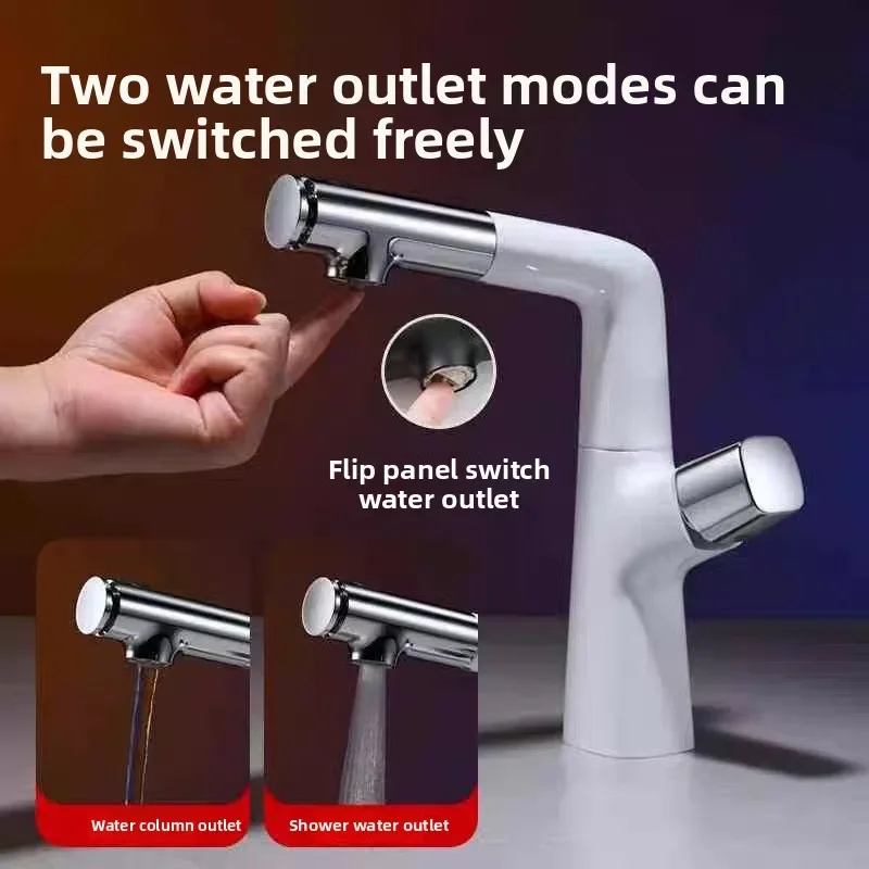 3Modes Pull Out Basin Sink Faucet Liftable Multifunction Lift Up And Down Faucet explosion-proof Copper body
3Modes Pull Out Basin Sink Faucet Liftable Multifunction Lift Up And Down Faucet explosion-proof Copper body