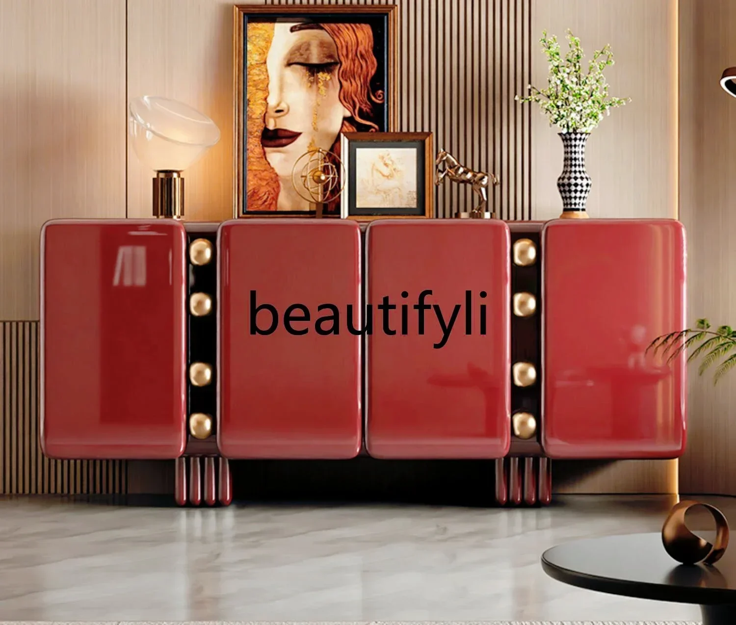 S1S Italian light luxury solid wood porch cabinet modern high-end partition TV cabinet minimalist
S1S Italian light luxury solid wood porch cabinet modern high-end partition TV cabinet minimalist