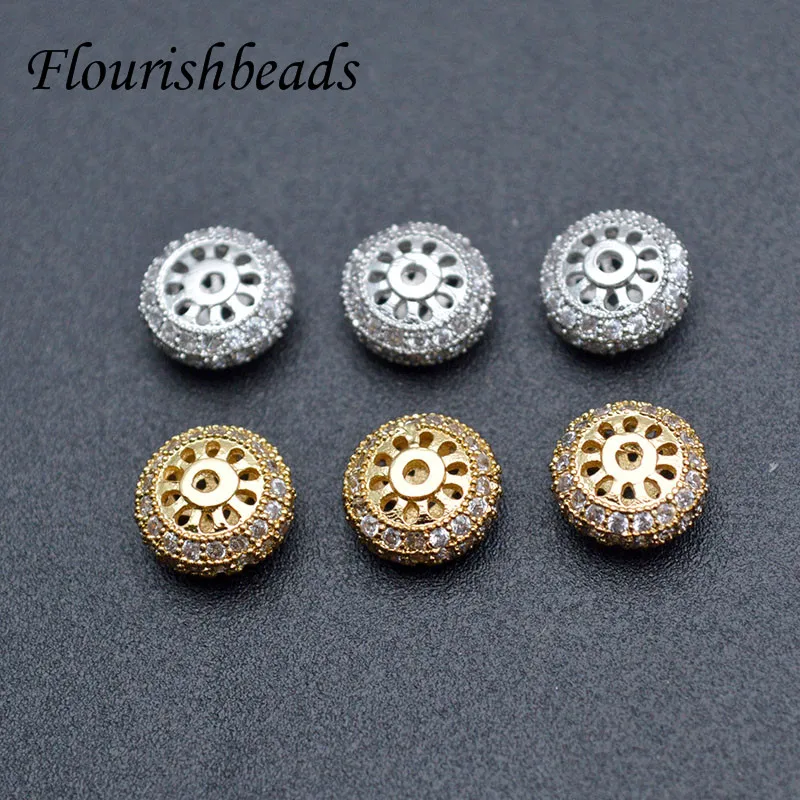 5x9mm Paved Zircon Flat Round Rondelle Wheel Shape Spacer Loose Beads DIY Jewelry Findings 10pc pet lot
5x9mm Paved Zircon Flat Round Rondelle Wheel Shape Spacer Loose Beads DIY Jewelry Findings 10pc pet lot
