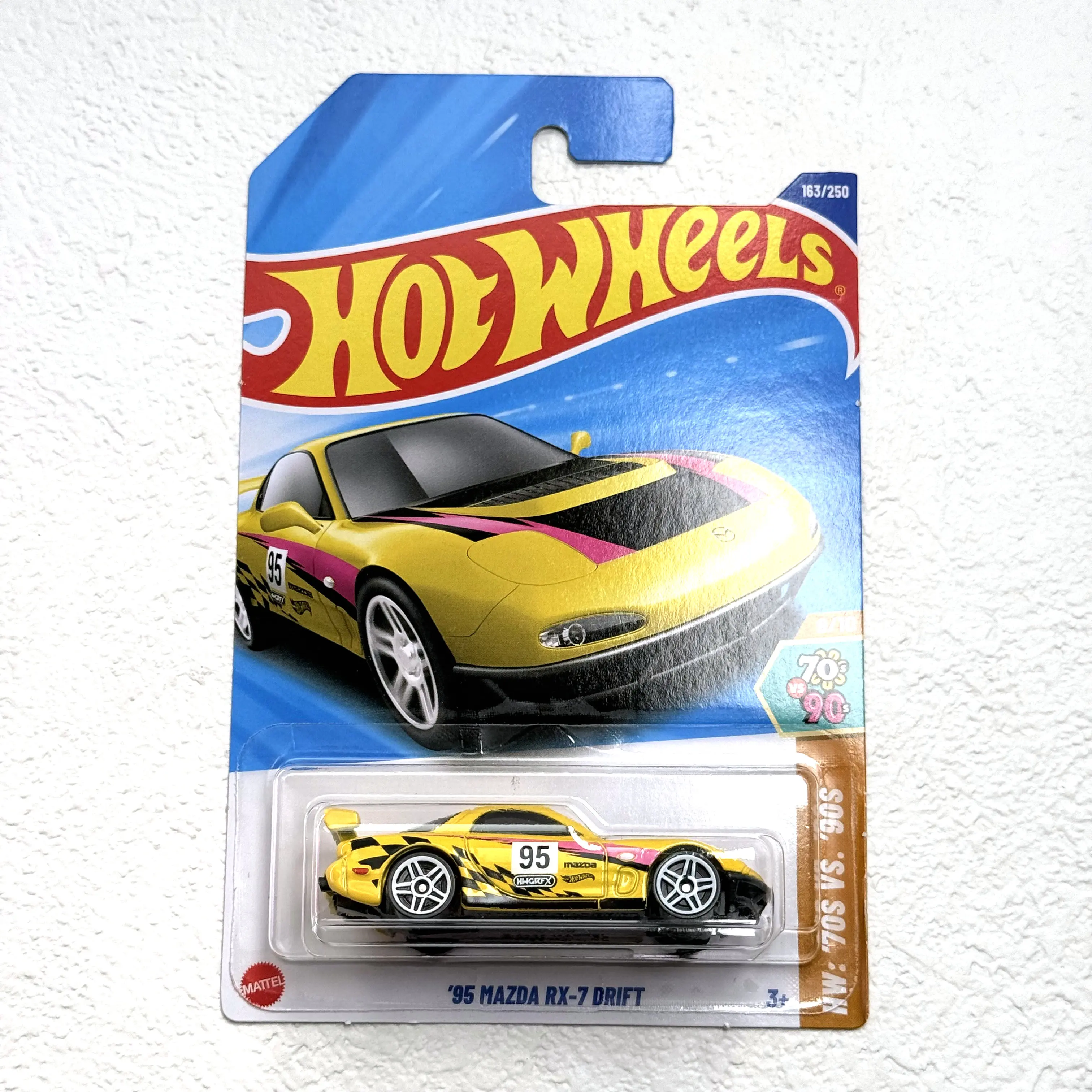 2025-163 Hot Wheels Cars '95 Mazda RX-7 Drift 1/64 Коллекция металлических литых моделей игрушечных транспортных средств 
2025-163 Hot Wheels Cars '95 Mazda RX-7 Drift 1/64 Коллекция металлических литых моделей игрушечных транспортных средств