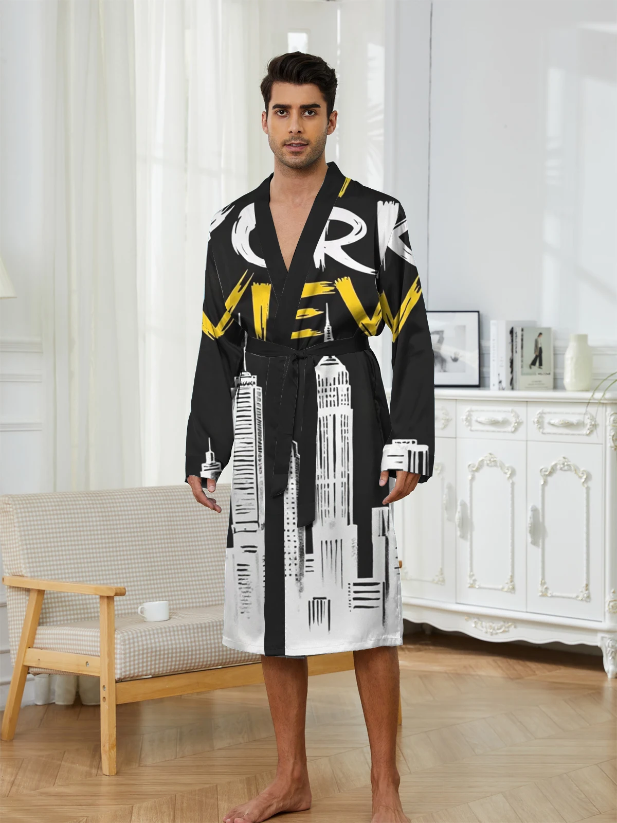 1pcs Men's Robes 2026 Spring/Summer robe bath robe dressing gown Robes Graphic Bathrobe men Breathable 3D Printed
1pcs Men's Robes 2026 Spring/Summer robe bath robe dressing gown Robes Graphic Bathrobe men Breathable 3D Printed