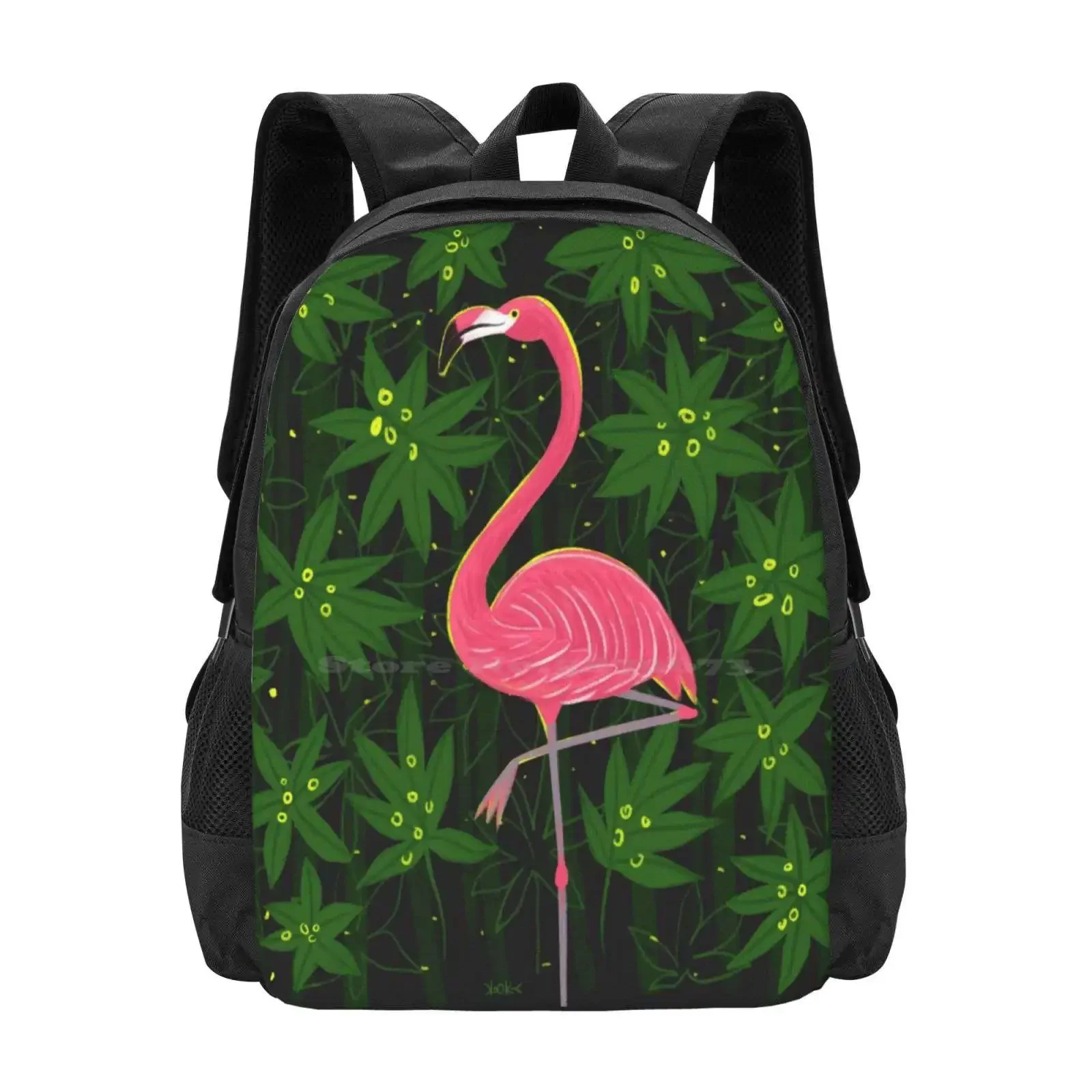 Flamingo Hot Sale Schoolbag Backpack Fashion Bags Flamingo Pink Tropical Summer Green Garden Leaf Kookylane
Flamingo Hot Sale Schoolbag Backpack Fashion Bags Flamingo Pink Tropical Summer Green Garden Leaf Kookylane