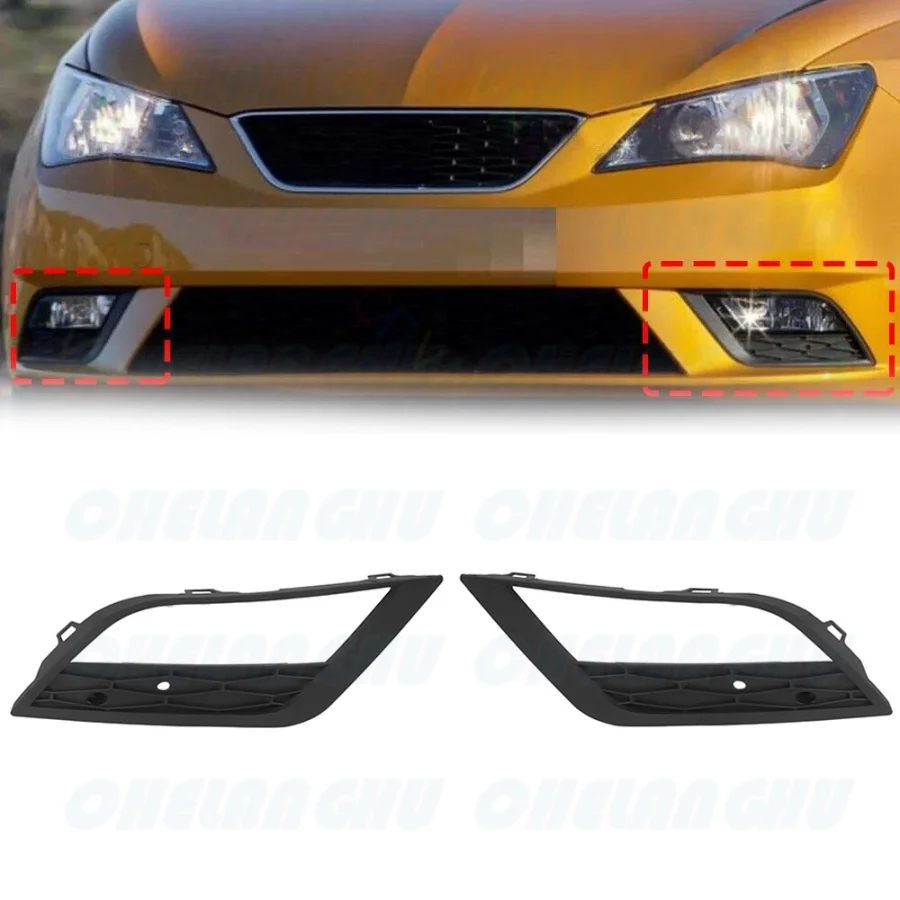 For Seat Leon 2013 2014 2015 2016 Car accessories Front Bumper Fog Light Lamp Grille Cover With Radar Holes
For Seat Leon 2013 2014 2015 2016 Car accessories Front Bumper Fog Light Lamp Grille Cover With Radar Holes