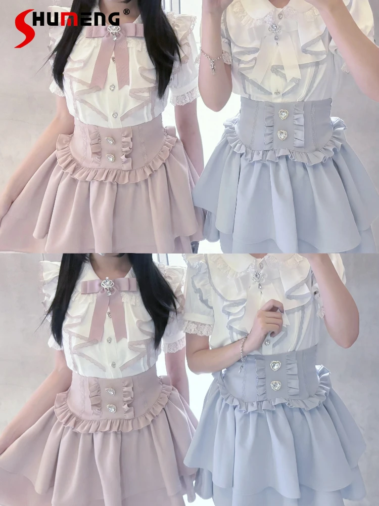 Original Japanese Mine Style Mass-produced Lolita Skirts Heart Diamond High Waist A-line Cute Versatile Short Skirt Women Summer
Original Japanese Mine Style Mass-produced Lolita Skirts Heart Diamond High Waist A-line Cute Versatile Short Skirt Women Summer