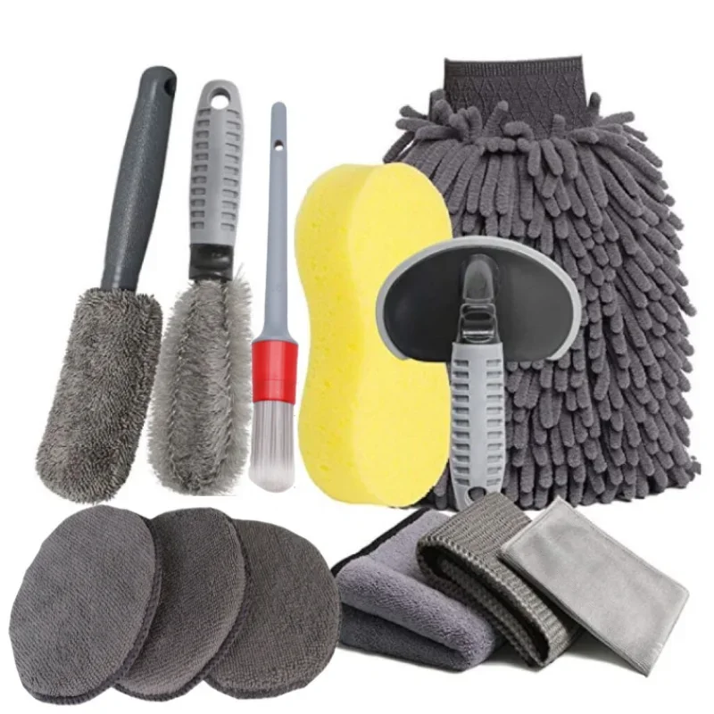 12Pcs Car Cleaning Tools Wheel Brush Car Towel Detailing Brush Car Wash Gloves Sponge
12Pcs Car Cleaning Tools Wheel Brush Car Towel Detailing Brush Car Wash Gloves Sponge