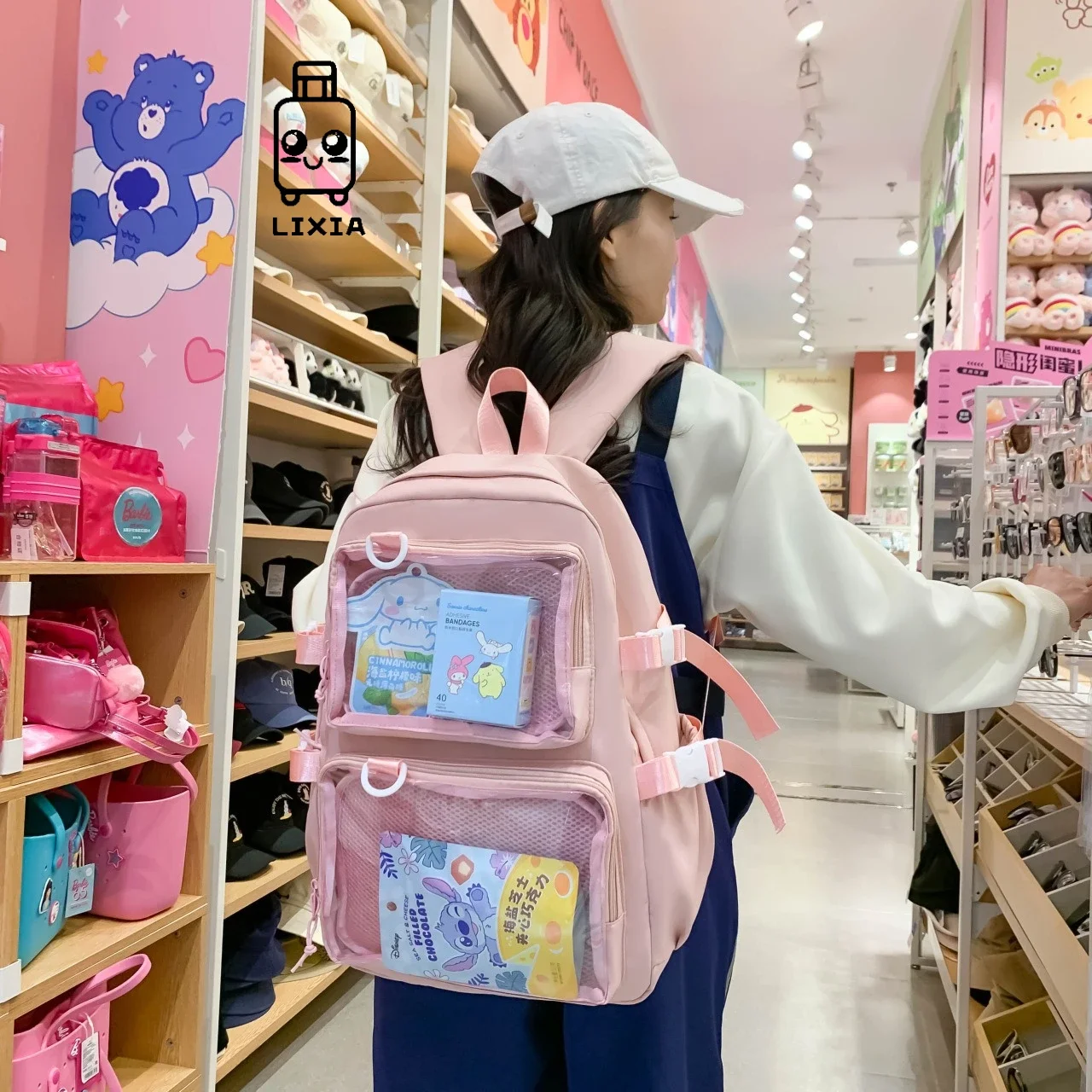 Japanese Kawaii Itabag Women New 2025 Transparent Backpack Women Large Capacity Ita Backpack School Bags for College Student JK
Japanese Kawaii Itabag Women New 2025 Transparent Backpack Women Large Capacity Ita Backpack School Bags for College Student JK