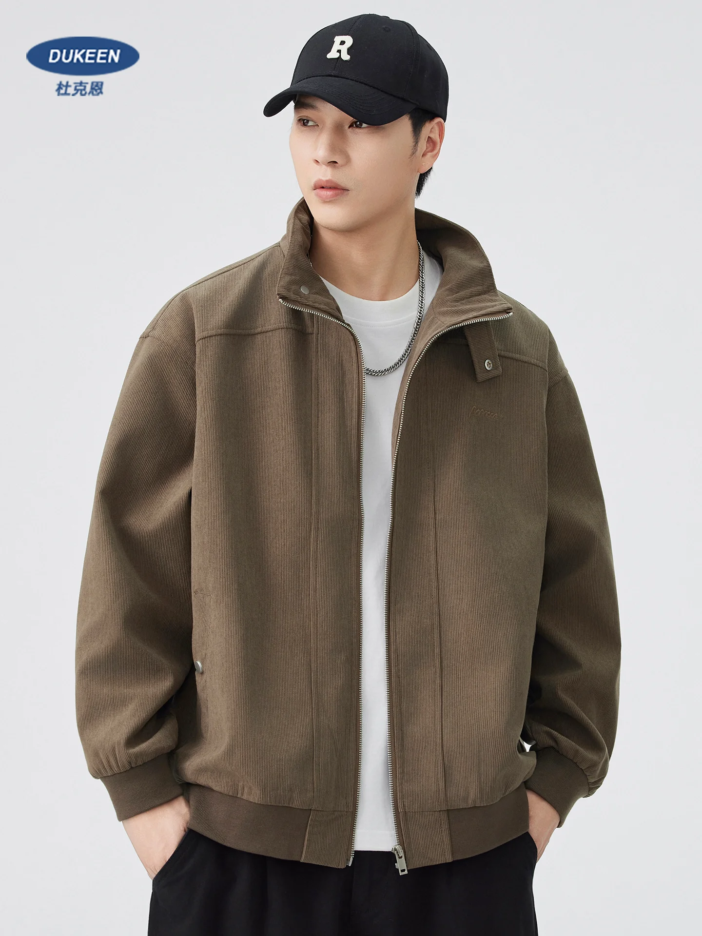 DUKEEN Maillard Style Men's Corduroy Stand-Collar Jacket Autumn and Winter Thick Warm Vintage Workwear Coats Men's Clothing
DUKEEN Maillard Style Men's Corduroy Stand-Collar Jacket Autumn and Winter Thick Warm Vintage Workwear Coats Men's Clothing