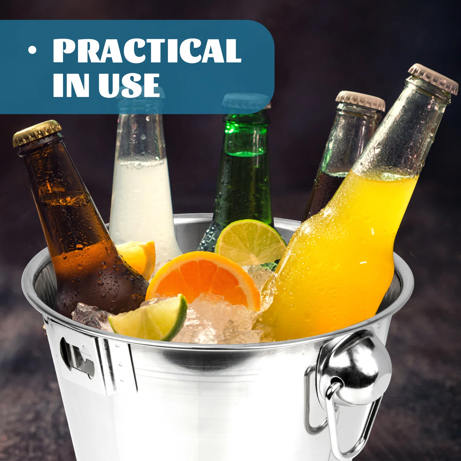 Ice Bucket Steel Wear-Resistant Modern Design Portable Reusable Household Bar Wine Storage Desktop Ktv
Ice Bucket Steel Wear-Resistant Modern Design Portable Reusable Household Bar Wine Storage Desktop Ktv