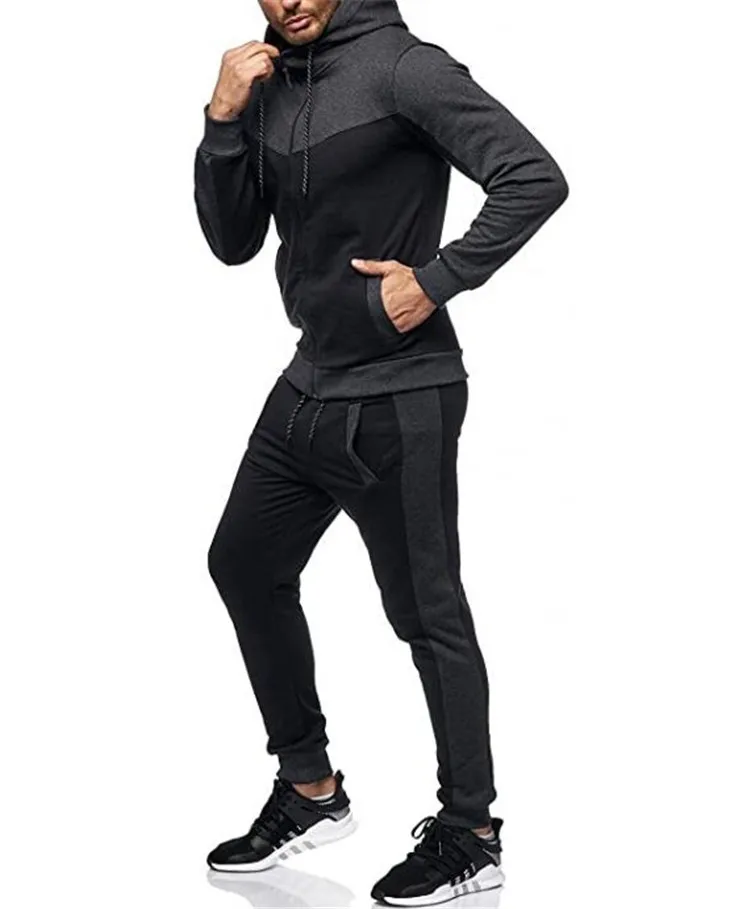Autumn and Winter Men's Hooded Color Matching Casual Sports Cardigan Set Cross-border 2025 New
Autumn and Winter Men's Hooded Color Matching Casual Sports Cardigan Set Cross-border 2025 New