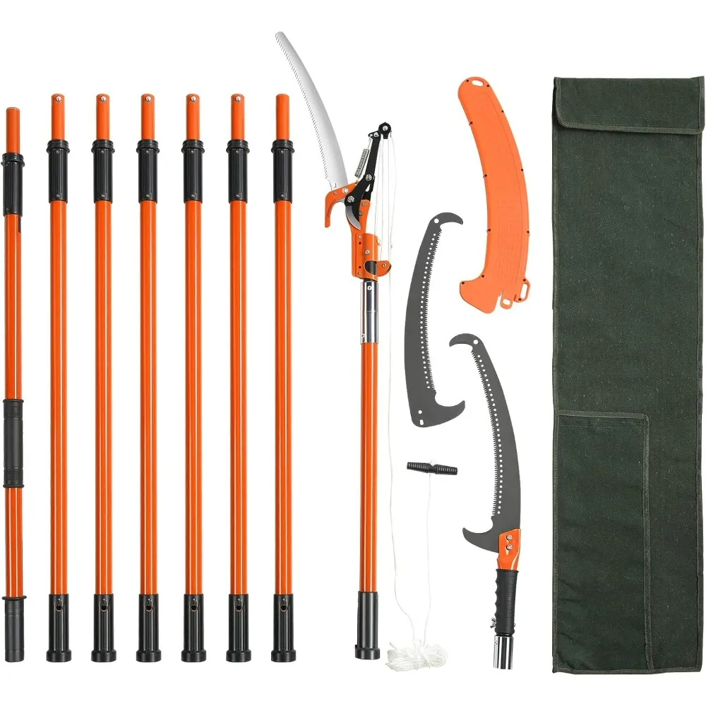 Секатор-высоторез VEVOR 7.3-27 футов, с 8-секционной ручкой из стекловолокна и стальным лезвием, для обрезки пальм и кустарников
Секатор-высоторез VEVOR 7.3-27 футов, с 8-секционной ручкой из стекловолокна и стальным лезвием, для обрезки пальм и кустарников