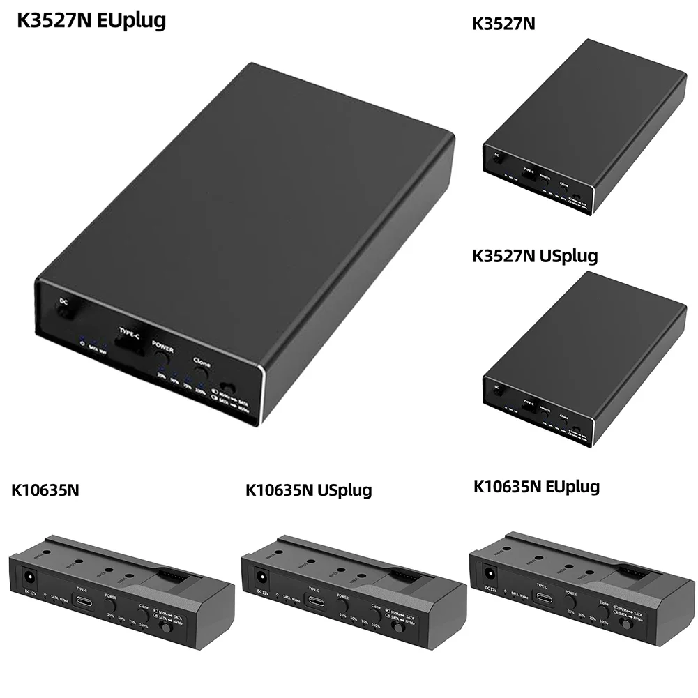Dual Bay External HDD Enclosure Support UASP M.2 Nvme SSD Case Clone Duplicator 2.5inch/3.5inch SATA HDD Enclosure
Dual Bay External HDD Enclosure Support UASP M.2 Nvme SSD Case Clone Duplicator 2.5inch/3.5inch SATA HDD Enclosure