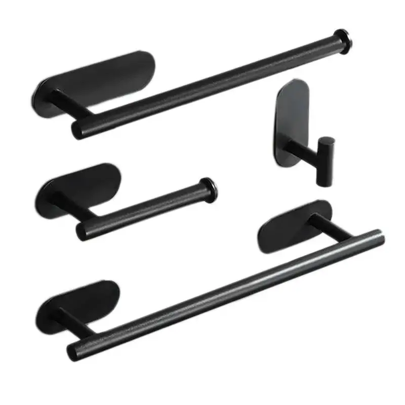 Self Adhesive Towel Bar On Stick Black Bath Towel Stainless No Towel Drill Accessories Bathroom Rack Holder Steel
Self Adhesive Towel Bar On Stick Black Bath Towel Stainless No Towel Drill Accessories Bathroom Rack Holder Steel