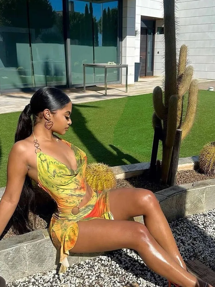 Party Dresses For Woman Suspender Dress Backless Neck Halter Vestidos Sexy Vacation Leace-up Beachwear Temperament Trendy Slim
Party Dresses For Woman Suspender Dress Backless Neck Halter Vestidos Sexy Vacation Leace-up Beachwear Temperament Trendy Slim