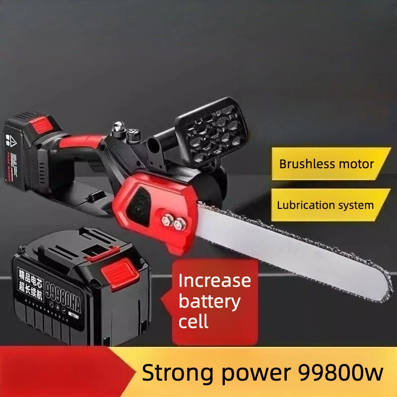 High Power Lithium Chainsaw Rechargeable Chainsaw Brushless High Speed Saw Small Handheld Chainsaw
High Power Lithium Chainsaw Rechargeable Chainsaw Brushless High Speed Saw Small Handheld Chainsaw