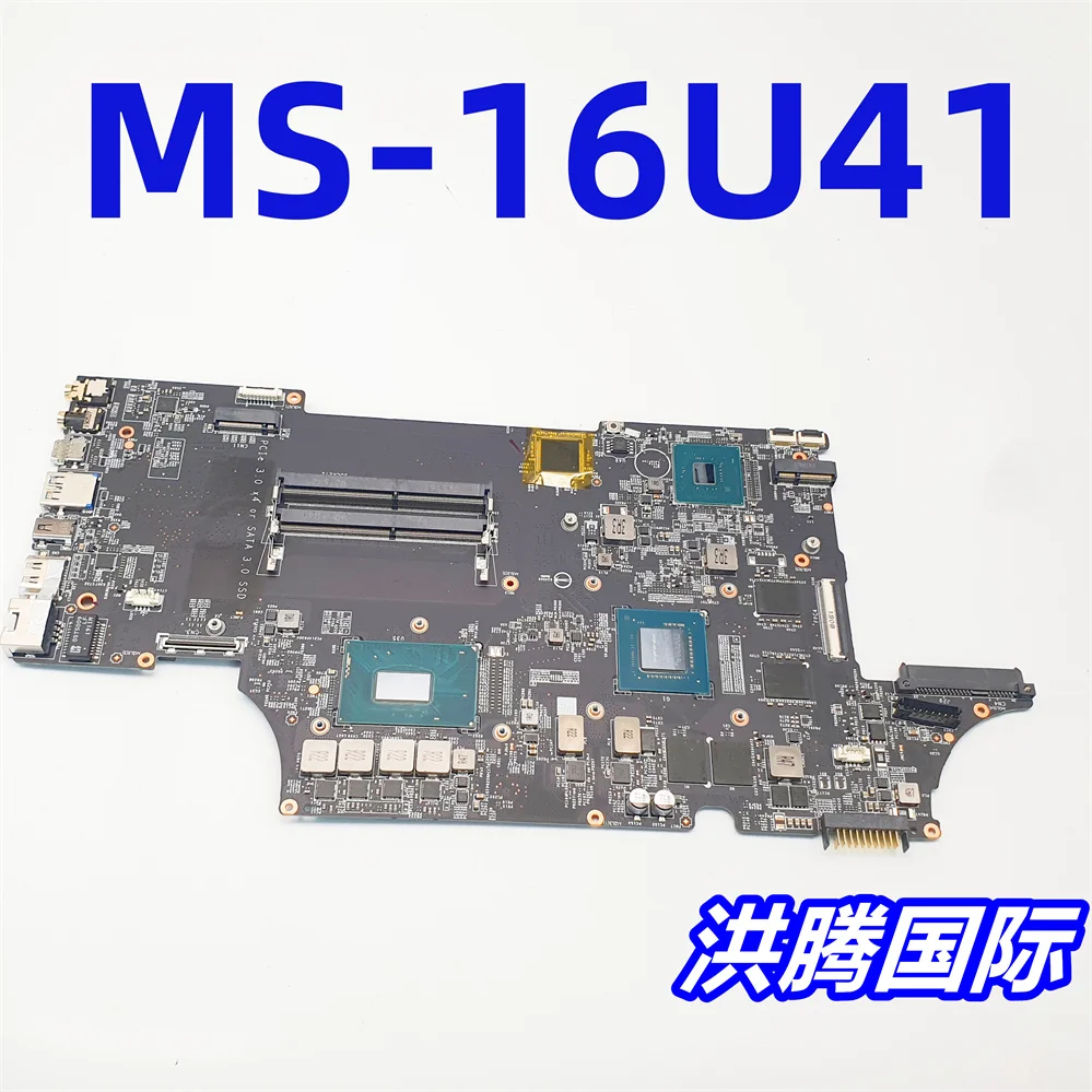 MS-16U41 VER 1.0 для MSI GL65 GL75, материнская плата для ноутбука с I7-9750H и GTX1650M, быстрая доставка
MS-16U41 VER 1.0 для MSI GL65 GL75, материнская плата для ноутбука с I7-9750H и GTX1650M, быстрая доставка