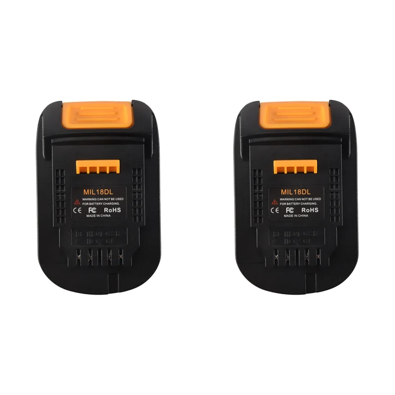 PZHI-2X MIL18DL Battery Converter Adapter For M18 Series Convert To 20V Battery Use For 18/20 Volt Power Tool
PZHI-2X MIL18DL Battery Converter Adapter For M18 Series Convert To 20V Battery Use For 18/20 Volt Power Tool