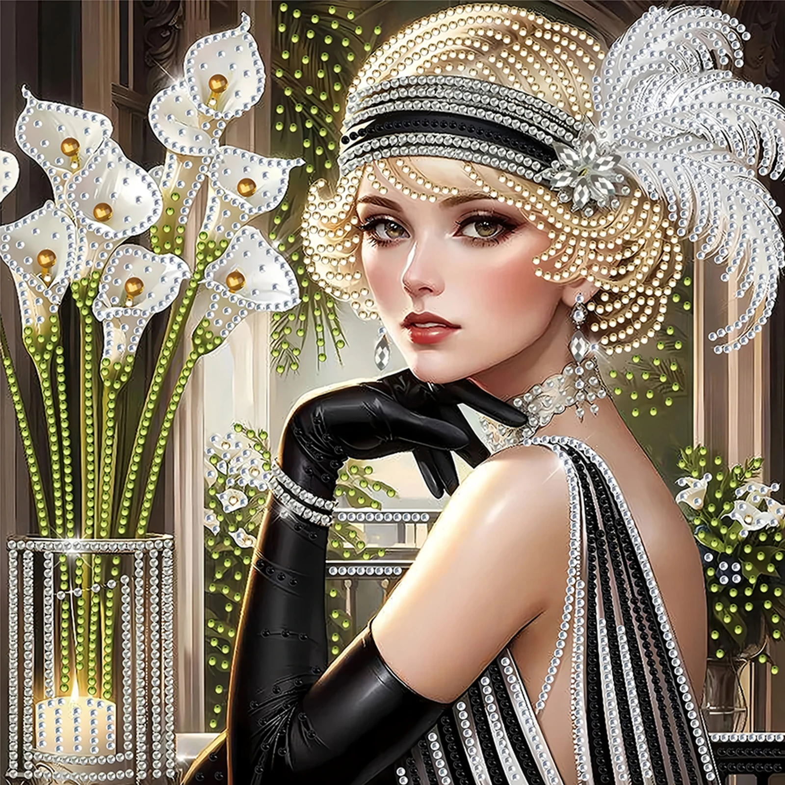 Beauty Special Shaped 5D DIY Partial Drill Diamond Art Kit for Adults DIY Gift Home Decor Crystal Diamond Art 11.81 X11.81inch
Beauty Special Shaped 5D DIY Partial Drill Diamond Art Kit for Adults DIY Gift Home Decor Crystal Diamond Art 11.81 X11.81inch