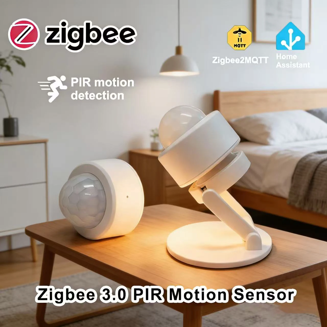 Датчик движения Zigbee2MQTT PIR, интеллектуальный инфракрасный детектор присутствия человека, PIR-сенсор, совместимый с Home Assistant, Zigbee 3.0, требуется шлюз.
Датчик движения Zigbee2MQTT PIR, интеллектуальный инфракрасный детектор присутствия человека, PIR-сенсор, совместимый с Home Assistant, Zigbee 3.0, требуется шлюз.