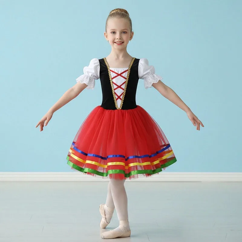 Girls red Velvet Ballet Skirt Long Dance Dress
Girls red Velvet Ballet Skirt Long Dance Dress