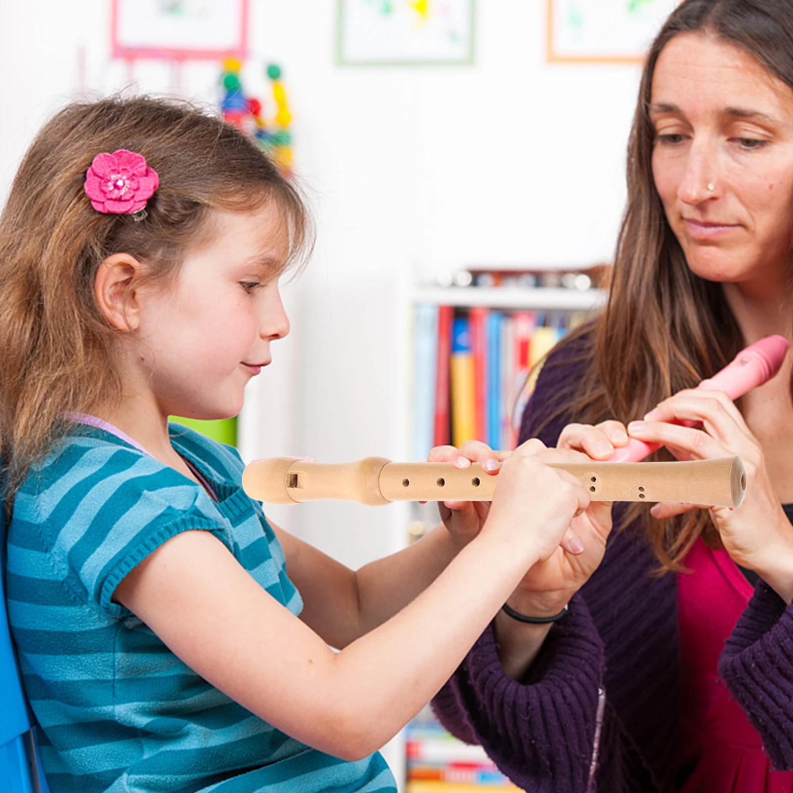 8 Hole Recorder Soprano Instrument Wood Music Flute Child ABS Material Hand Coordination Practice Tones
8 Hole Recorder Soprano Instrument Wood Music Flute Child ABS Material Hand Coordination Practice Tones
