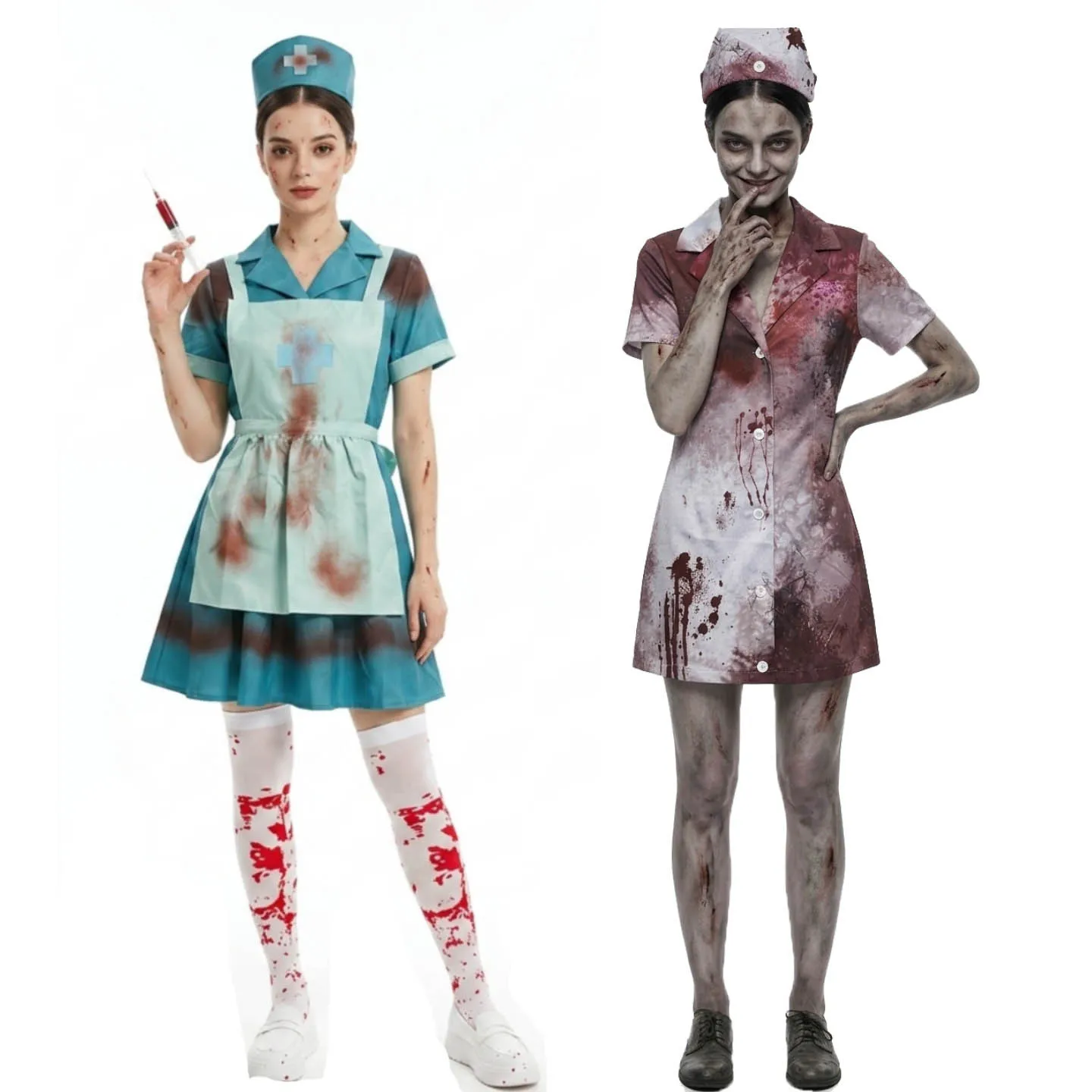Halloween Horror Nurse Doctor Cosplay Bloodstained Uniform NPC Role-playing Game Performance Costume Polyester Fiber
Halloween Horror Nurse Doctor Cosplay Bloodstained Uniform NPC Role-playing Game Performance Costume Polyester Fiber
