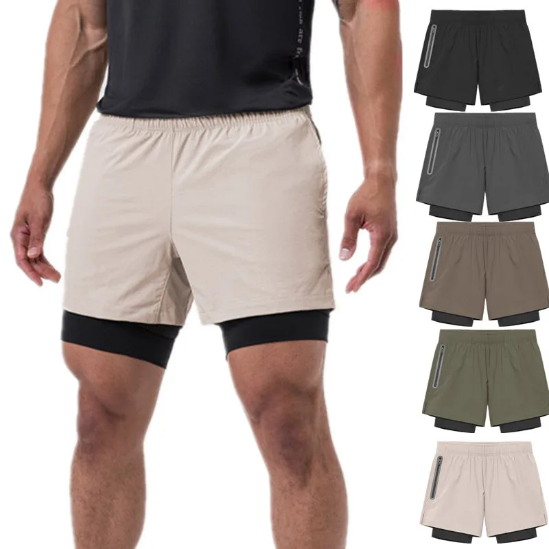 Men's Fitness Running Shorts Four-Sided Elastic Double-Layer Sportswear Polyester Fiber Summer New Style Slimming Five-Part P...
Men's Fitness Running Shorts Four-Sided Elastic Double-Layer Sportswear Polyester Fiber Summer New Style Slimming Five-Part P...