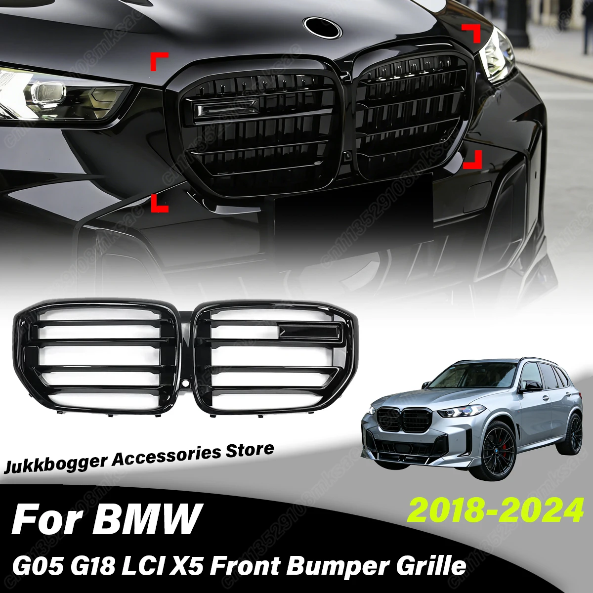 For BMW G05 G18 LCI X5 2018 2019 2020 2021 2022 2023 2024 Automobile Front Air Intake Grille Radiator Cover Decoration Body Kit
For BMW G05 G18 LCI X5 2018 2019 2020 2021 2022 2023 2024 Automobile Front Air Intake Grille Radiator Cover Decoration Body Kit