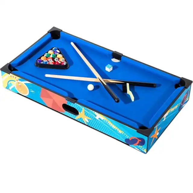 Juego de Mesa de Billar Mini de 27 Pulgadas, Juego de Billar Portátil de Mesa con Pelotas de Billar Pequeñas
Juego de Mesa de Billar Mini de 27 Pulgadas, Juego de Billar Portátil de Mesa con Pelotas de Billar Pequeñas