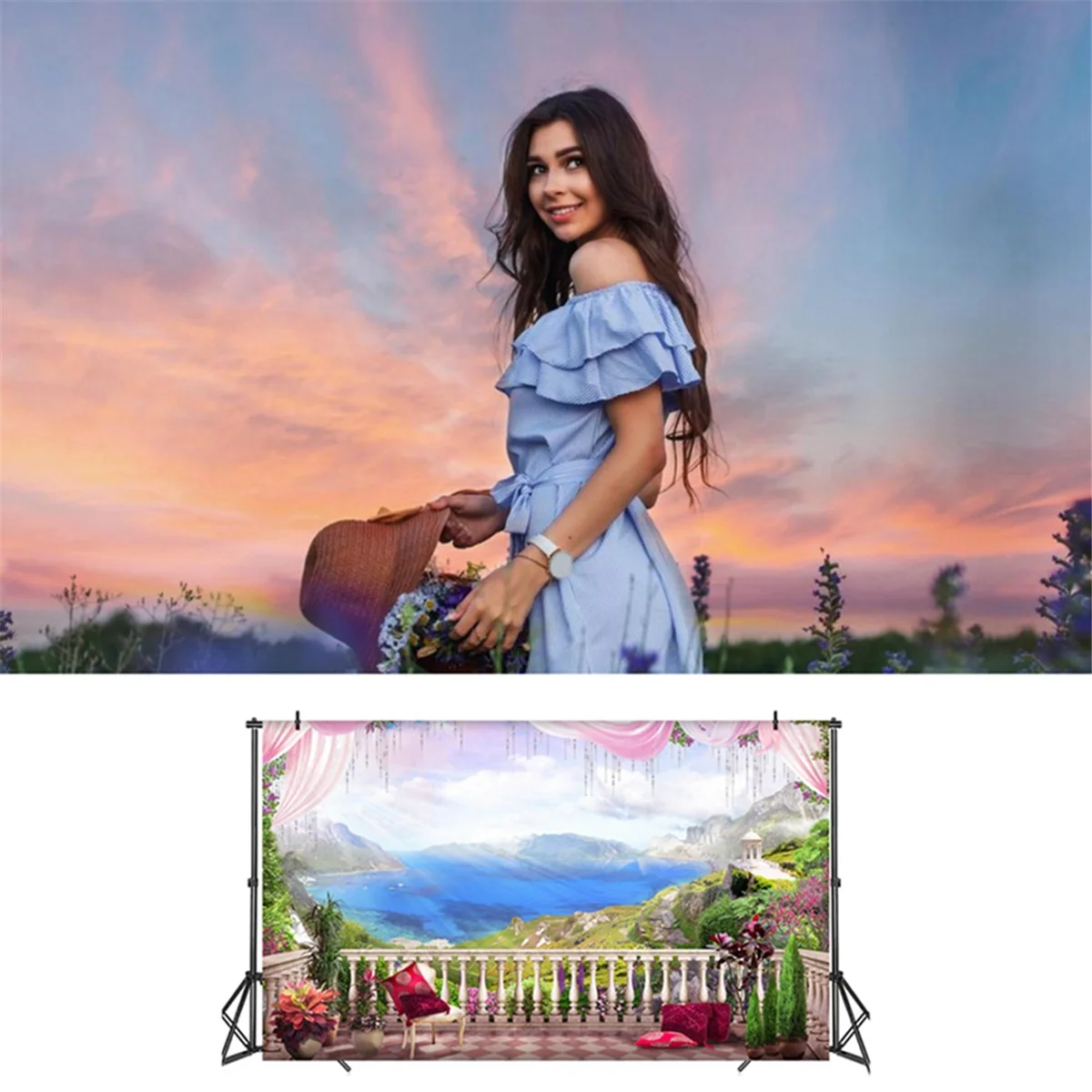 210X150Cm Group Photo European Style Landscape Portable Party Gathering Photography Background Cloth, H
210X150Cm Group Photo European Style Landscape Portable Party Gathering Photography Background Cloth, H