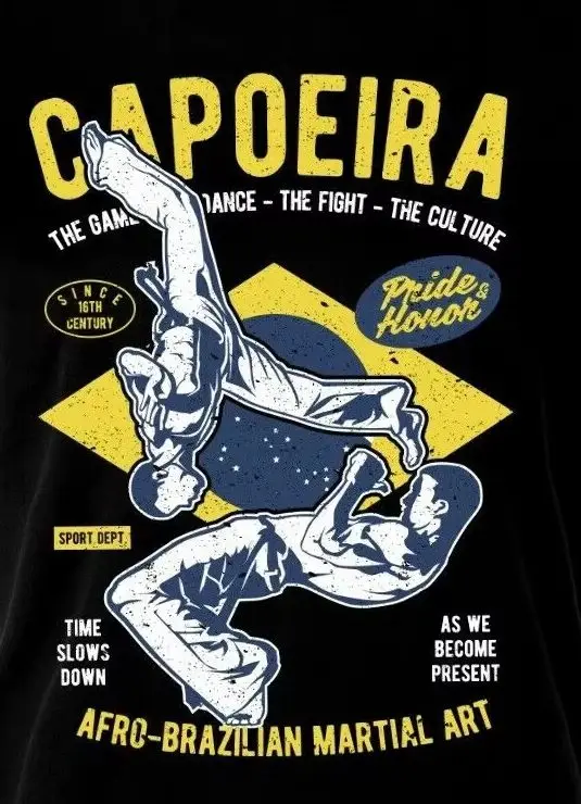 Brazilian Capoeira Martial Arts MMA T-Shirt 100% Cotton O-Neck Short Sleeve Summer Casual Mens T-shirt Streetwear
Brazilian Capoeira Martial Arts MMA T-Shirt 100% Cotton O-Neck Short Sleeve Summer Casual Mens T-shirt Streetwear