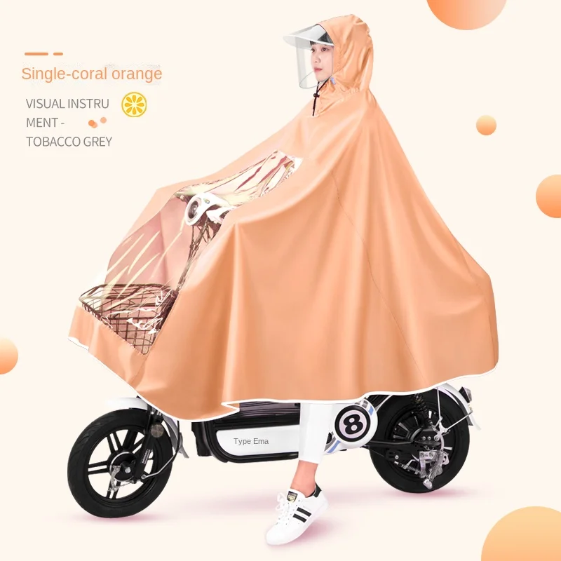 Electric Battery Motorcycle Raincoat Single Riding Women's Small Cute Long Full Body Rainproof New Poncho
Electric Battery Motorcycle Raincoat Single Riding Women's Small Cute Long Full Body Rainproof New Poncho