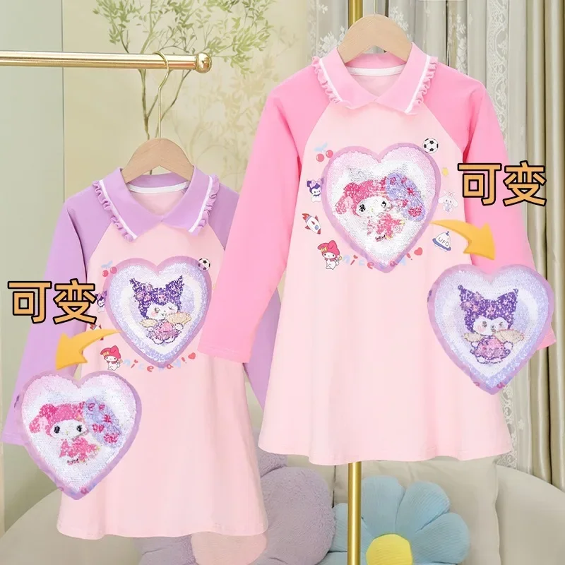 2024 Kuromi Anime Kawaii Sanrio Ins Fashion T Shirt Dress Cute Cartoon My Melody Changing Color Cotton Hooded Gifts for Kids
2024 Kuromi Anime Kawaii Sanrio Ins Fashion T Shirt Dress Cute Cartoon My Melody Changing Color Cotton Hooded Gifts for Kids