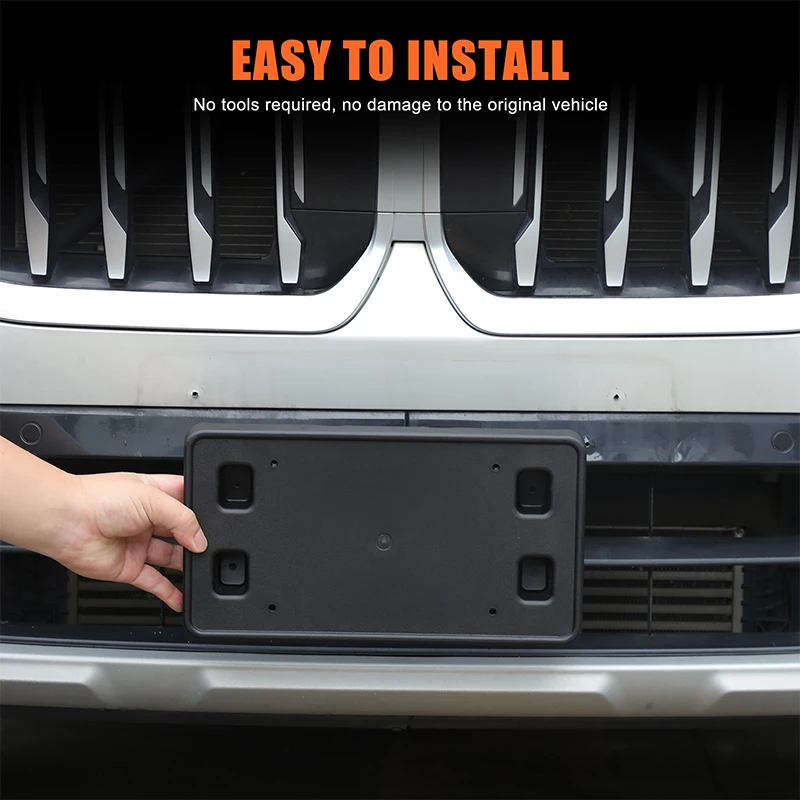1Pcs ABS black For BMW X1 iX1 U11 2023+ car front bumper license plate bracket car exterior modification accessories
1Pcs ABS black For BMW X1 iX1 U11 2023+ car front bumper license plate bracket car exterior modification accessories